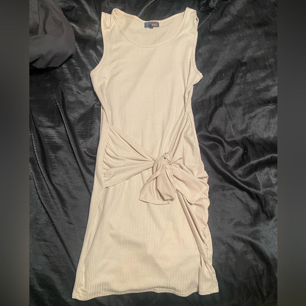 Mid length wrap dress